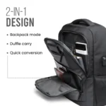 BANGE BG-1922 External USB Port 15.6-inch Laptop Backpacks (Grey) - Image 5