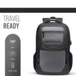 BANGE BG-1922 External USB Port 15.6-inch Laptop Backpacks (Grey) - Image 7