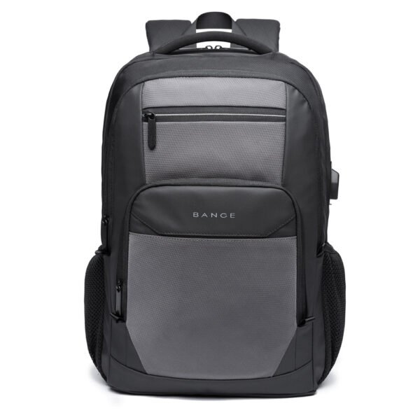 BANGE BG-1922 External USB Port 15.6-inch Laptop Backpacks (Grey)
