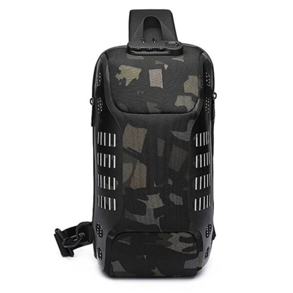 Ozuko 9339 Anti-Theft Crossbody Shoulder Bag(Camouflage)
