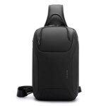 BANGE BG-8031 Men Chest Bag Business Duty Large Capacity Shoulder Crossbody Bag (Black)