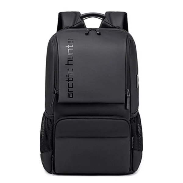 ARCTIC HUNTER B00532 WATERPROOF ANTI-THEFT USB CHARGING TRAVEL BUSINESS LAPTOP Backpacks(Black)