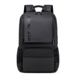 ARCTIC HUNTER B00532 WATERPROOF ANTI-THEFT USB CHARGING TRAVEL BUSINESS LAPTOP Backpacks(Black) - Image 2
