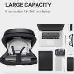 Bange BG-7225 Premium Quality Anti Theft Business Backpacks(Black) - Image 3