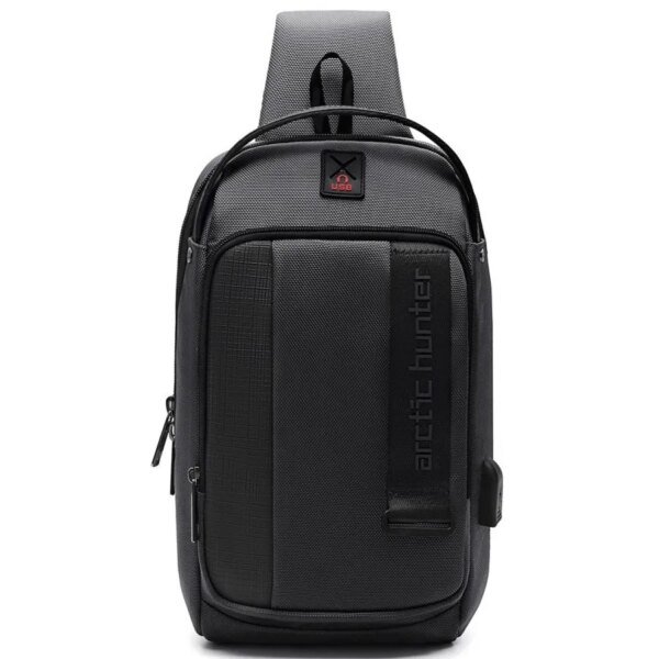 Arctic Hunter XB00100 Waterproof Men Crossbody Chest Bag USB Charging