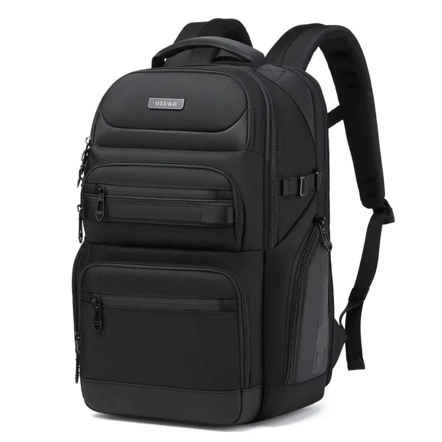 59fuuuHW5lA65lVB4UgYOkMNzbyVNllpty5JCtMf Ozuko 9772 Anti-Theft Travel Backpacks(Black) - Image 1