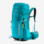 Naturehike NH18Y045-Q Outdoor Professional Hiking Trekking Camping Rucksack With Suspension System Backpackss(Ocean Blue)