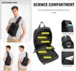 Ozuko 9516 Formal Crossbody Hand Bag(Blue) - Image 3