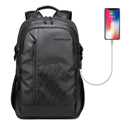 6V0i5UrYRDAny3B0hF5lHTx8BaBr8mCJqmbGR4ip Arctic Hunter B00387 Multi Functional 15.6 -Inch Laptop Office Travel Backpacks(Black) - Image 1