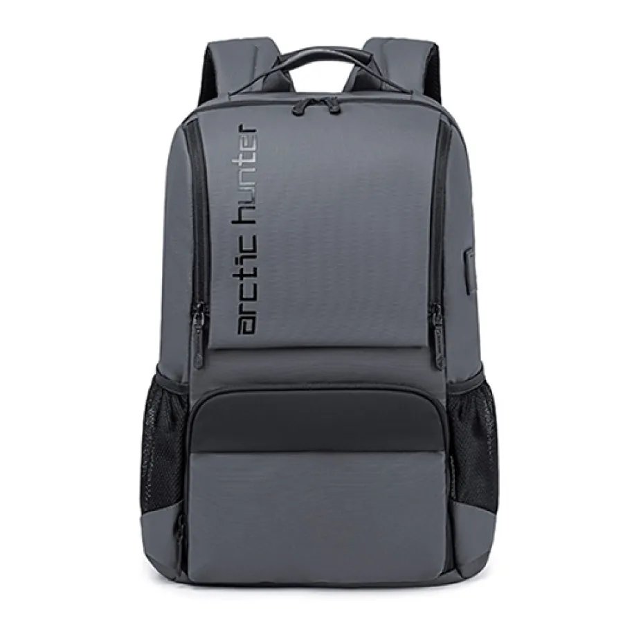 7VrOFEzNN9QMeUxA6iGRIA1ggYVLB2AWjHLPMZ5m ARCTIC HUNTER B00532 WATERPROOF ANTI-THEFT USB CHARGING TRAVEL BUSINESS LAPTOP Backpacks(Grey) - Image 1