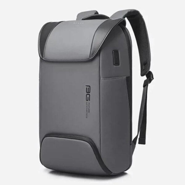 BANGE BG-7276 USB Charging 15inch Laptop Business Travel Backpacks (Gray)