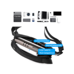 Golden Wolf GXB00131 Crossbody Shoulder Bag(Black) - Image 3