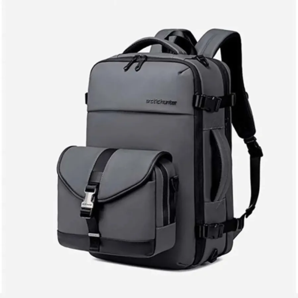 ARCTIC HUNTER B00865 Laptop 15.6 Inch Expandable With Detachable Business Sling Bag(Grey)