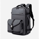 ARCTIC HUNTER B00865 Laptop 15.6 Inch Expandable With Detachable Business Sling Bag(Grey) - Image 2