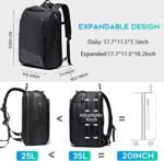 BANGE BG-22005 Premium Quality Business & Travel Waterproof Backpacks (Black) - Image 3