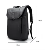 BANGE BG-2575 Anti Theft USB Charging Laptop Bag Waterproof Travel Bag (Grey) - Image 6