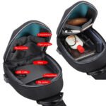 Aliencross Anti-theft Crossbody Shoulder Messenger Chest Waterproof Bag-1816(Blue) - Image 3