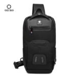 Ozuko 9420 Single Shoulder Crossbody Bag (Black) - Image 2