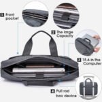BANGE BG-2558 Premium Laptop Notebook Bag Portable Zip Soft Sleeve IPAD Protective Handbag(Black) - Image 2