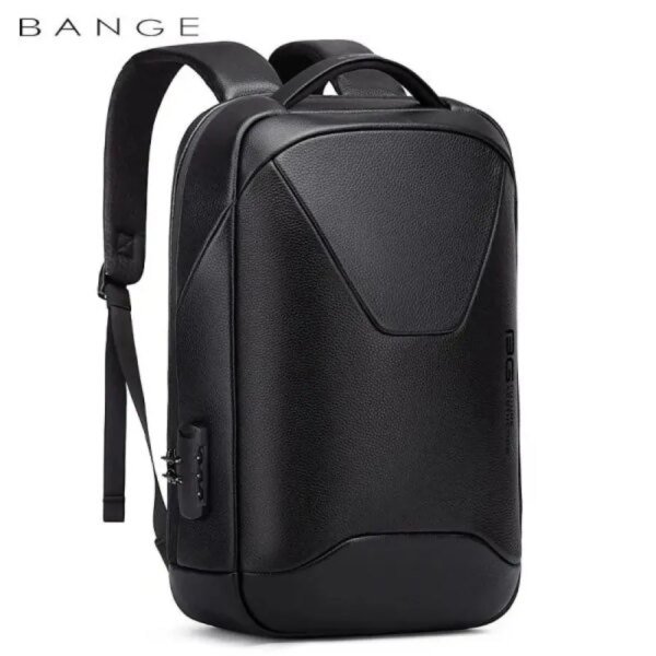 Bange BG-6621 LEATHER anti theft Super Light Backpacks