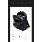 Arctic Hunter B00477 Waterproof 15.6inch Laptop Business Backpacks(Black) - Image 2