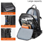 Arctic Hunter B00381 Invisible Anti Theft Laptop Travel Business Backpacks(Blue) - Image 2