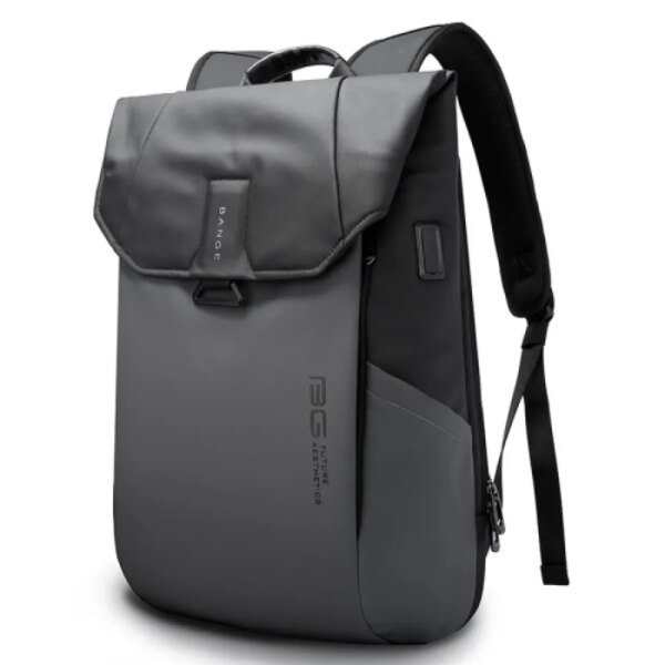 BANGE BG-2575 Anti Theft USB Charging Laptop Bag Waterproof Travel Bag(Grey)