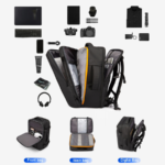 BANGE BG-1909 Double-Shoulder Waterproof Traveling Computer Bag(Black) - Image 3