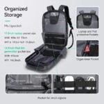Mark Ryden MR8918 Hard Shell Multi-layer Space Computer Anti-theft Waterproof Laptop Bag(Black) - Image 3