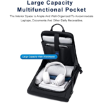 Arctic Hunter B00684 Stylish Premium 15.6inch Laptop Business Water-resistant Backpacks(Black) - Image 3