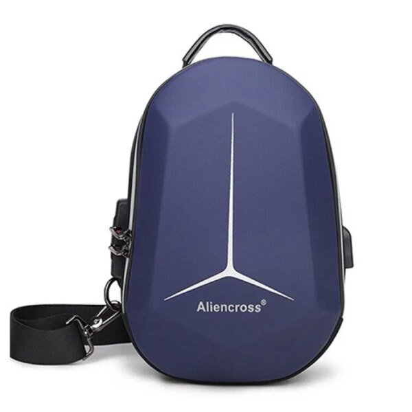 Aliencross Anti-theft Crossbody Shoulder Messenger Chest Waterproof Bag-1816(Blue)