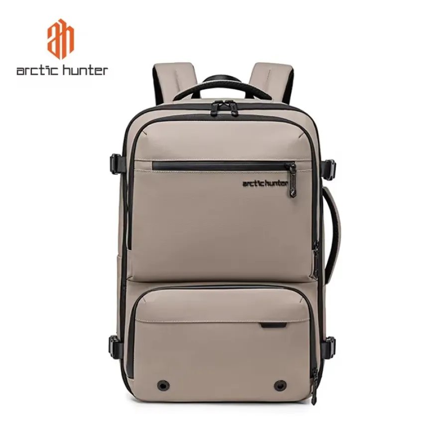 PaZO6AaJjLI1qYf3tblrTiNxFplA1cwGQg5MW1HH Arctic hunter B00862 Office 15.6-inch Laptop Water-resistant Premium Backpacks(khaki) - Image 1