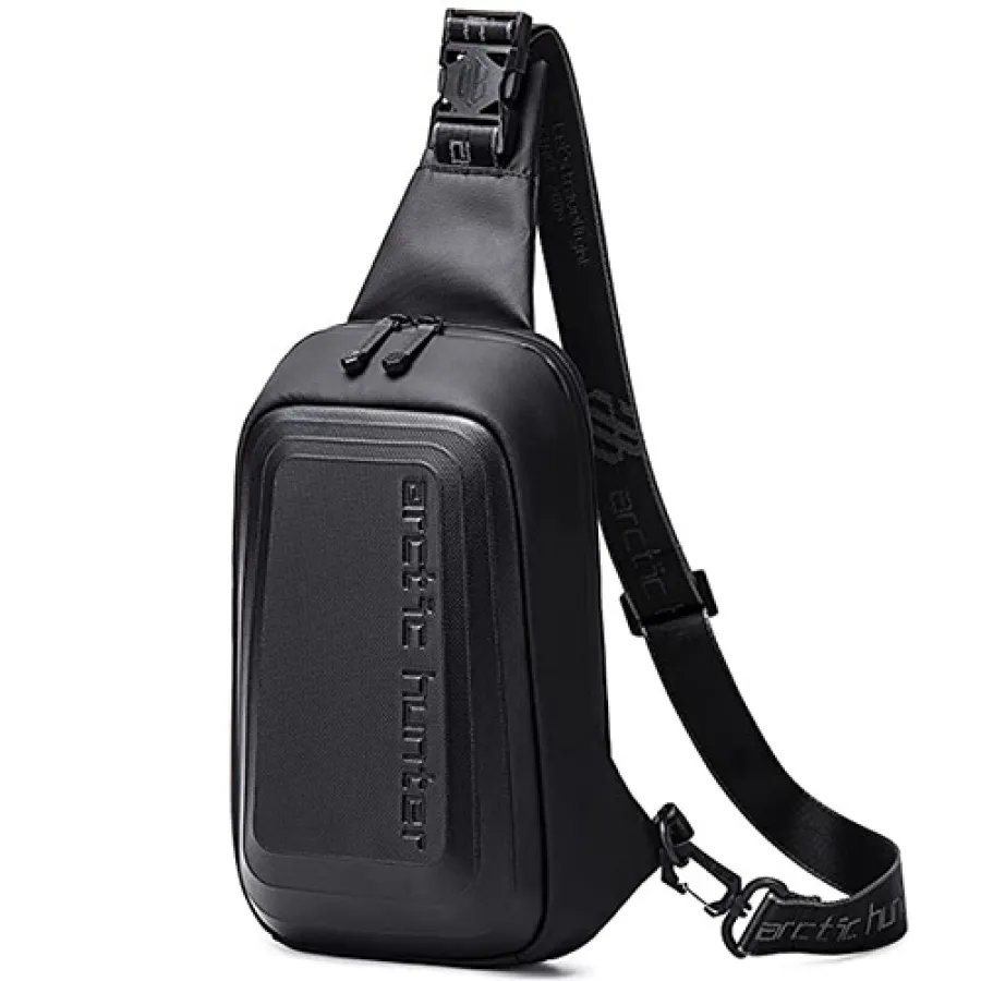 QJZs0D4rsHkaL7EO7K8NlSUx62ZdWqJlTLmkHUBsjpegwidth900height900 Arctic Hunter XB00126 Hardshell Crossbody Shoulder Bags (Black) - Image 1