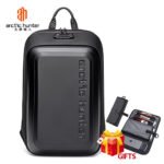 ARCTIC HUNTER B00451 Anti-Theft Hard shell Laptop Backpacks(Black) - Image 2