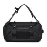 Ozuko 9779 Large Capacity Foldable Duffle with Shoe Compartment for Sports Travel Bag(Black)