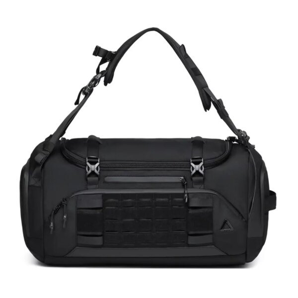 Ozuko 9779 Large Capacity Foldable Duffle with Shoe Compartment for Sports Travel Bag(Black)