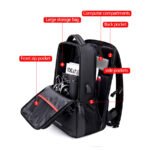 Golden Wolf GB00444 Office Laptop Backpacks(Black) - Image 2