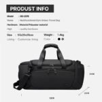 BANGE BG-2378 Travel Duffel Gym Sports Bag (Black) - Image 5