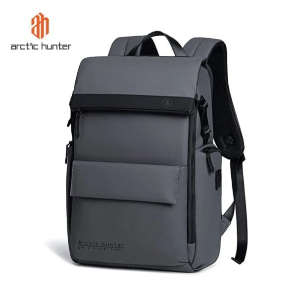 ARCTIC HUNTER B00562 WATER-RESISTANT ANTI THEFT 15.6INCH LAPTOP COMPARTMENT Backpacks(Grey)