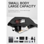 MARK RYDEN 7786D Light weight small Crossbody Chest Small Shoulder Bag(Black) - Image 3