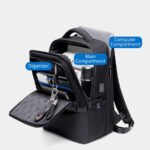 ARCTIC HUNTER B00490 Multifunctional 15.6" Laptop Office Travel Backpacks(Blue) - Image 2