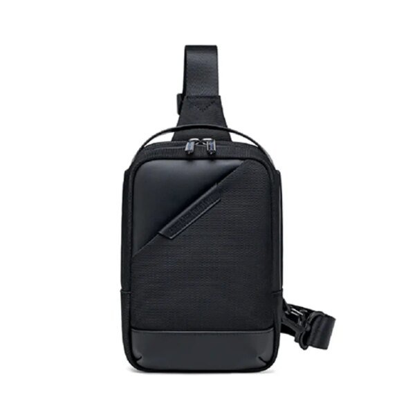 Arctic Hunter XB00693 Crossbody Chest USB Charging Sling Bag(Black)