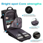 Bange BG-7700 Large Capacity 15.6 inch Rucksack Backpacks(Black) - Image 3