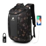 Ozuko 9318 USB Port Laptop and Travel Backpacks(Camouflage)
