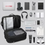 ARCTIC HUNTER B00345 Multifunctional Business Travel Backpacks (Black) - Image 2