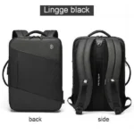ARCTIC HUNTER B00345 Multifunctional Business Travel Backpacks (Black) - Image 5