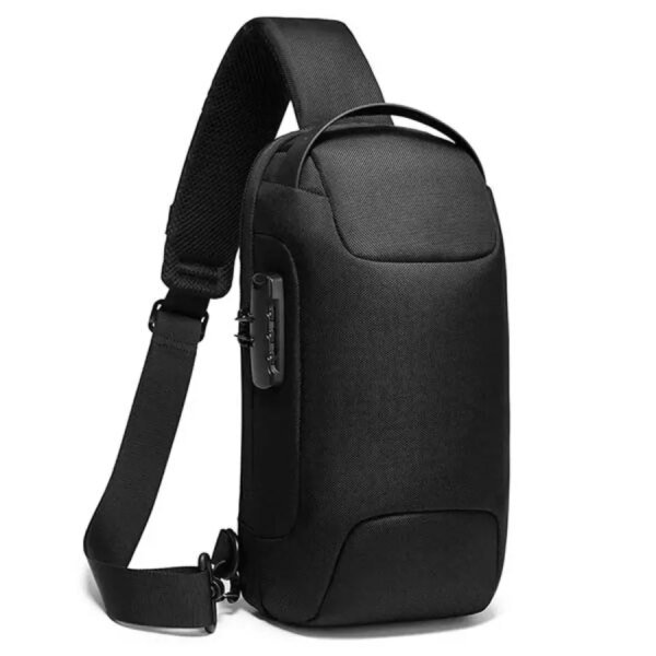 BANGE BG-22085 Anti-Theft Crossbody Shoulder Bag(Black)