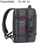 ARCTIC HUNTER B00350 Multifunctional Business Travel Backpacks (Black) - Image 3