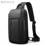 BANGE BG-7566 Breathable Waterproof Shoulder Chest Bag(Black)