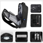 Mark Ryden MR9405YY_00 15.6" Anti-thief Business Laptop Bag(Black) - Image 3